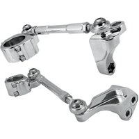 DC-2 - Alloy Art Combi Stabilizer Kit For Harley Davidson FLD 1690 2012-2013 - Polished