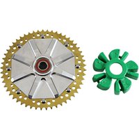 G2CC53-32 - Alloy Art Cush Chain Sprocket For Harley Davidson FLHR 1584 2009 Gold/Machined 53T