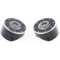 Image of HD-BRO032 - Cult Werk Fork Caps For Harley Davidson FXBR 1750 2018-2020 - Black
