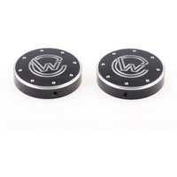 HD-BRO102 - Cult Werk Fork Caps For Harley Davidson FLFB 1750 2018-2020 - Black