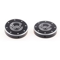 Image of IN-SCO004 - Cult Werk Fork Caps For Indian Scout 1250 2024-2025 - Black