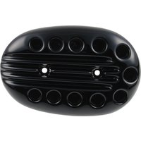 Image of HD-SPO024 - Cult Werk Slotted Air Filter Cover For Harley Davidson XL1200C 2004-2015 - Black