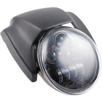 Image of HD-BRO024 - Cult Werk Night Rod Style Headlight Kit For Harley Davidson FXSB 1690 2013 - Raw Black