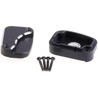 HD-ROD081 - Cult Werk Racing Brake & Clutch Cylinder Covers For Harley Davidson VRSCA 1130 2002-2006 - Black