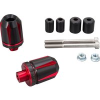 87331 - Daytona "Scratch" Handlebar Ends - Black/Red
