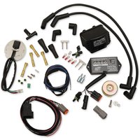 3021 - Daytona Twin TEC External Ignition Conversion Kit For Harley Davidson FLH 1200 1970-1979 - Black