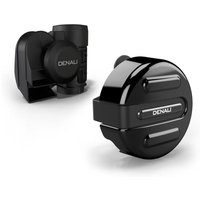 DNL.SB.VT200 - Denali SoundBomb V-Twin Dual-Tone Air Horn with Cover For Harley Davidson FLHR 1690 Road King 2014-2016 - Black