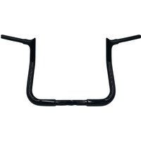 905011-B - Fat Baggers Inc. 1-1/4" EZ Install Pointed Top Handlebar For Harley Davidson FLH 1868 2021 28 cm (11") - Black