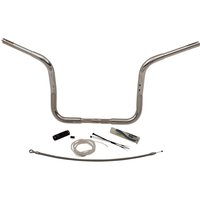 909412 - Fat Baggers Inc. 1-1/4" EZ Install Round Top Handlebar Kit For Harley Davidson FLHT 1584 2008 30.5 cm (12") - Chrome