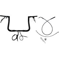 Image of 749011-B - Fat Baggers Inc. 1-1/4" EZ Install Flat Top Handlebar For Harley Davidson FLHX 1923 2024-2026 28 cm (11") - Black