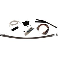 Image of 109114 - Fat Baggers Inc. Control Installation Kit For Harley Davidson FLHT 1584 2008 35.5 cm (14") - Chrome