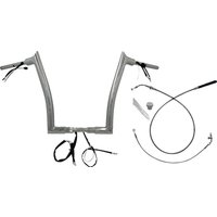 849914 - Fat Baggers Inc. 1-1/2" EZ Install Pointed Top Handlebar For Harley Davidson FLHX 1923 2024-2025 - Chrome