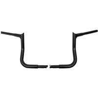 905010-B - Fat Baggers Inc. 1-1/4" EZ Install Pointed Top Handlebar For Harley Davidson FLH 1868 2021 25.5 cm (10") - Black