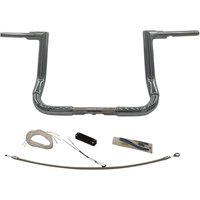 609112 - Fat Baggers Inc. 1-1/2" EZ Install Flat Top Handlebar Kit For Harley Davidson FLHT 1584 2008 - Chrome