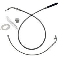 Image of 149914 - Fat Baggers Inc. EZ Install Kit For Harley Davidson FLHX 1923 2024-2025 35.5 cm (14") - Chrome