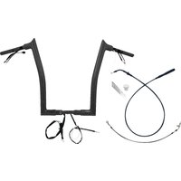 849916-B - Fat Baggers Inc. 1-1/2" EZ Install Pointed Top Handlebar For Harley Davidson FLHX 1923 2024-2025 - Black