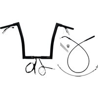 749914-B - Fat Baggers Inc. 1-1/4" EZ Install Flat Top Handlebar For Harley Davidson FLHX 1923 2024-2025 - Black