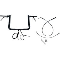 849012-B - Fat Baggers Inc. 1-1/2" EZ Install Pointed Top Handlebar For Harley Davidson FLHX 1923 2024-2025 - Black