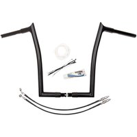 909316-B - Fat Baggers Inc. 1-1/4" EZ Install Pointed Top Handlebar Kit For Harley Davidson FLTRU 1690 2016 40.5 cm (16") - Black