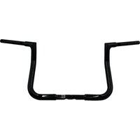 745011-B - Fat Baggers Inc. 1-1/4" EZ Install Flat Top Handlebar For Harley Davidson FLHX 1923 2024-2025 - Black