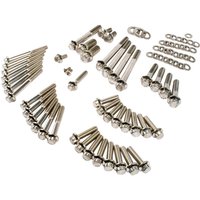 Image of 3060 - Feuling Parts 12-Point External Engine Fastener Kit For Harley Davidson XL 1200 C 2004-2019 - Silver