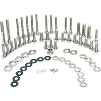 Image of 3120 - Feuling Parts 12-Point External Engine Fastener Kit For Harley Davidson XL 1200 C 1996-2003 - Silver