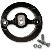 170-0352 - S&S Cycle Super Stock Air Cleaner Cover Adapter Kit For Harley Davidson FLFBS 1868 2022-2023 - Black/Silver