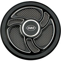 170-0206 - S&S Cycle Torker Stealth Air Cleaner Cover For Harley Davidson FLD 1690 2012-2013 - Black