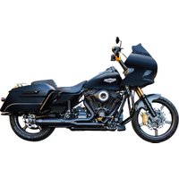 550-1109 - S&S Cycle 2 Into 1 Qualifier Exhaust System For Harley Davidson FLH 1868 2021 - Guardian Black