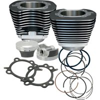 Image of 910-0205 - S&S Cycle Big Bore 3.927" Cylinder Kit For Harley Davidson FLHR 1450 1999-2003 - Black