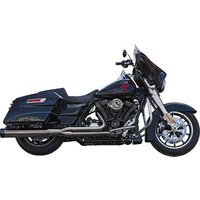 Image of 550-1087 - S&S Cycle 2 Into 1 Sidewinder Exhaust System For Harley Davidson FLDE 1750 2018-2020 - Lava Chrome