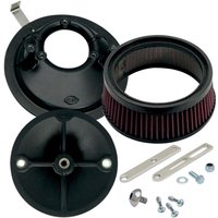 170-0176 - S&S Cycle Super Stock Stealth Air Cleaner Kit For Harley Davidson E 1000 1936-1952 - Black