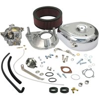 11-0406 - S&S Cycle Super E Carburettor With Manifold Kit For Harley Davidson XLH 1000 1979-1985 - Chrome