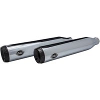 550-1002 - S&S Cycle Grand National Silencers For Harley Davidson XL 1200 C 2014-2020