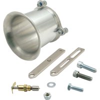 Image of 17-0484 - S&S Cycle Air Horn Conversion Kit For Harley Davidson FL 1200 1970-1977 - Silver