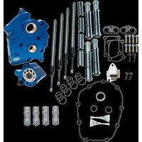 Image of 310-1265 - S&S Cycle Cam Chest Kit without Cams for Chain Drive M8 For Harley Davidson FLHFB 1868 2023 - Chrome