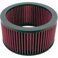 106-4724 - S&S Cycle High Flow Air Filter for Super E & G Carburettors For Harley Davidson FLD 1690 2012-2013 - Black/Red