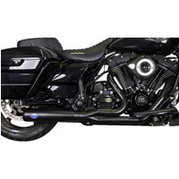 550-1028 - S&S Cycle 2 Into 1 Diamondback Exhaust System For Harley Davidson FLH 1868 2021 - Guardian Black