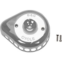 170-0367 - S&S Cycle Mini Teardrop Stealth Air Cleaner Cover For Harley Davidson FLDE 1750 2019-2020 - Chrome