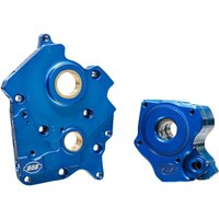 310-0997B - S&S Cycle Oil Pump & Cam Support Plate Kit For Harley Davidson FLHFB 1868 2023 - Blue