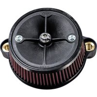 170-0803 - S&S Cycle Super Stock Stealth Air Cleaner Kit For Harley Davidson FLHX 1923 2024-2025 - Black/Red