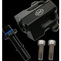 Image of 160-0280 - S&S Cycle Replacement Fuel Rail Kit For Harley Davidson FLH 1868 2021 - Black
