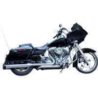 Image of 550-1017 - S&S Cycle 4-1/2" MK45 Cutlass Performance Silencers For Harley Davidson FLHR 1340 1995-1998 - Chrome