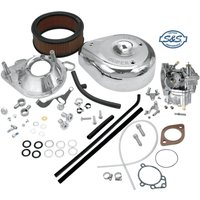 11-0442 - S&S Cycle Super E Carburettor Kit For Harley Davidson FLHR 1340 1994-1998 - Chrome