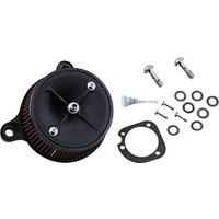 170-0100 - S&S Cycle CV/Super Stock Stealth Air Cleaner Kit For Harley Davidson FLHR 1340 1994-1998 - Black