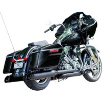 Image of 550-1016 - S&S Cycle 4-1/2" MK45 Cutlass Performance Silencers For Harley Davidson FLHR 1340 1995-1998 - Black