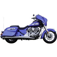 550-1076 - S&S Cycle 4" Broadhead Silencers For Indian Challenger 108 2020-2025 - Chrome