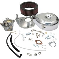 11-0412 - S&S Cycle Super E Carburettor Kit For Harley Davidson F 1200 1946-1952 - Chrome