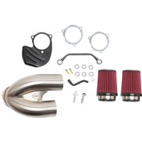 170-0565A - S&S Cycle Tuned Induction Air Cleaner Kit For Harley Davidson FLDE 1750 2018-2020 - Stainless