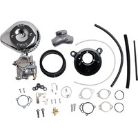 110-0150 - S&S Cycle Super G Carburettor with Stealth Air Cleaner Kit For Harley Davidson FLHR 1450 1999-2003 - Chrome